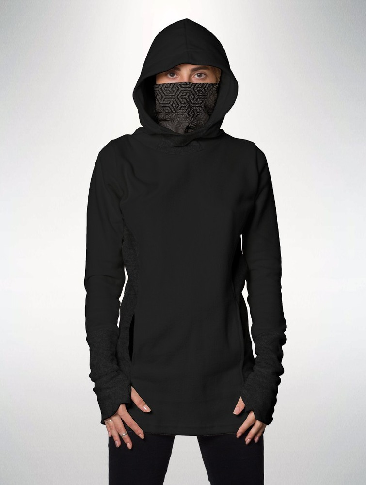 Black Toonzshop Tao Long Hoodie Women Hoodie | 89547VYDL