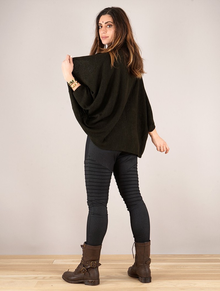 Black Toonzshop Yesenia Bat Sleeve Cardigan Women Cardigan | 98215GUDO