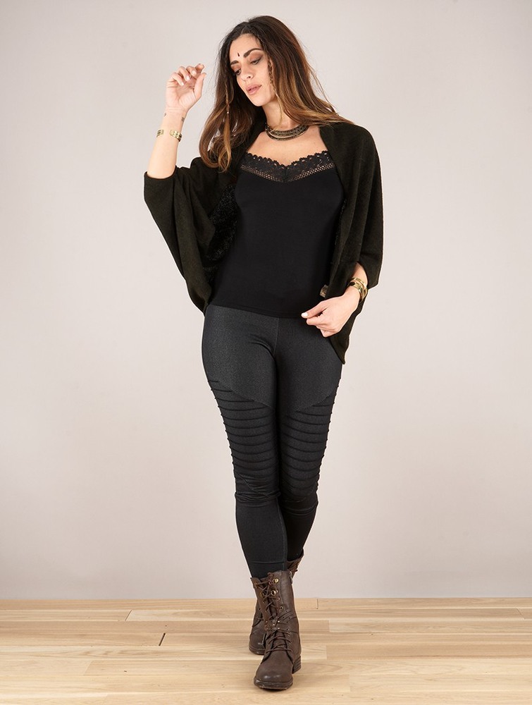 Black Toonzshop Yesenia Bat Sleeve Cardigan Women Cardigan | 98215GUDO