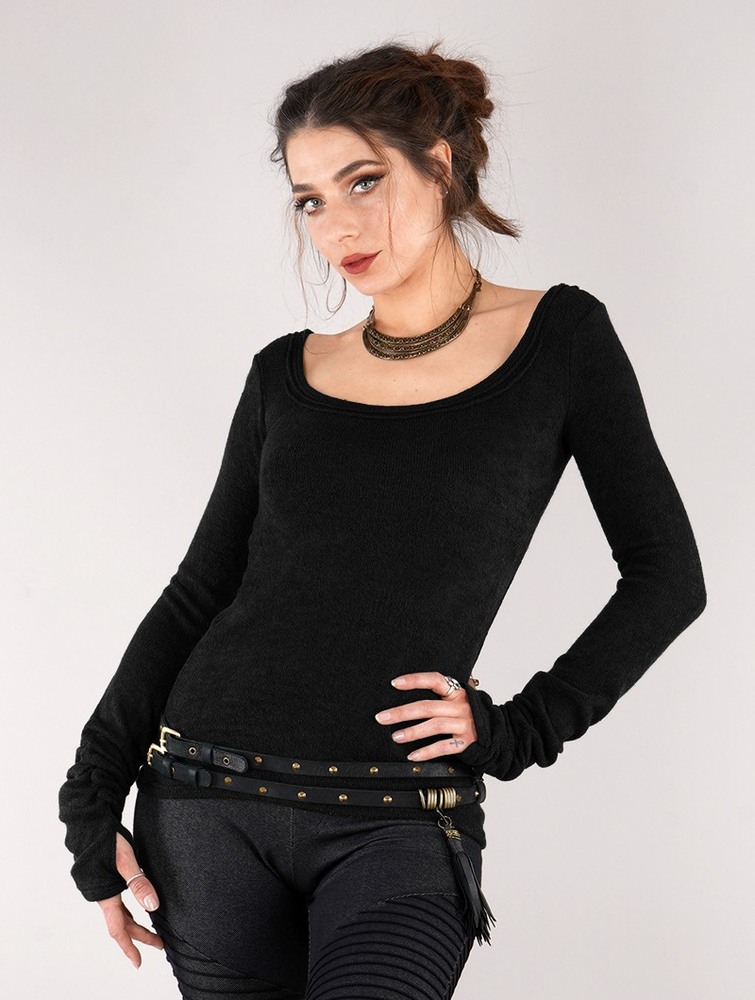 Black Toonzshop Ysïs Pullover Women Pullover | 10438XIHA