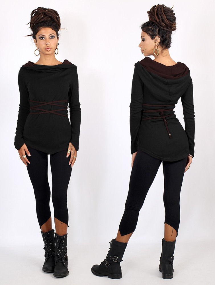 Black and brown Toonzshop Käliskä Pullover Women Pullover | 84513IVYH