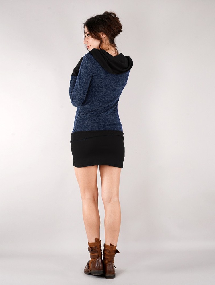 Blue black Toonzshop Janjira Pullover Women Pullover | 82740IZTQ