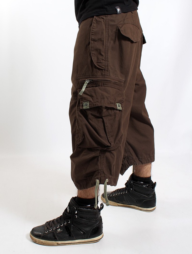 Brown Toonzshop 3/4 Molecule Cargo Pants 45056 Men Pants | 59270NAQM