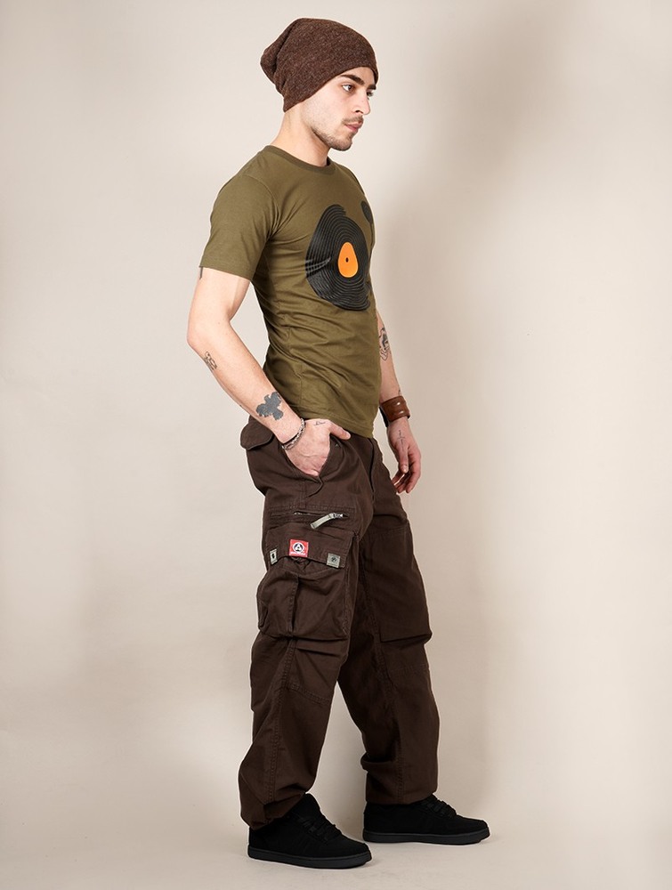 Brown Toonzshop Molecule Cargo Pants 45019 Men Pants | 67401MCUQ