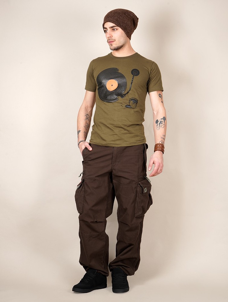 Brown Toonzshop Molecule Cargo Pants 45019 Men Pants | 67401MCUQ