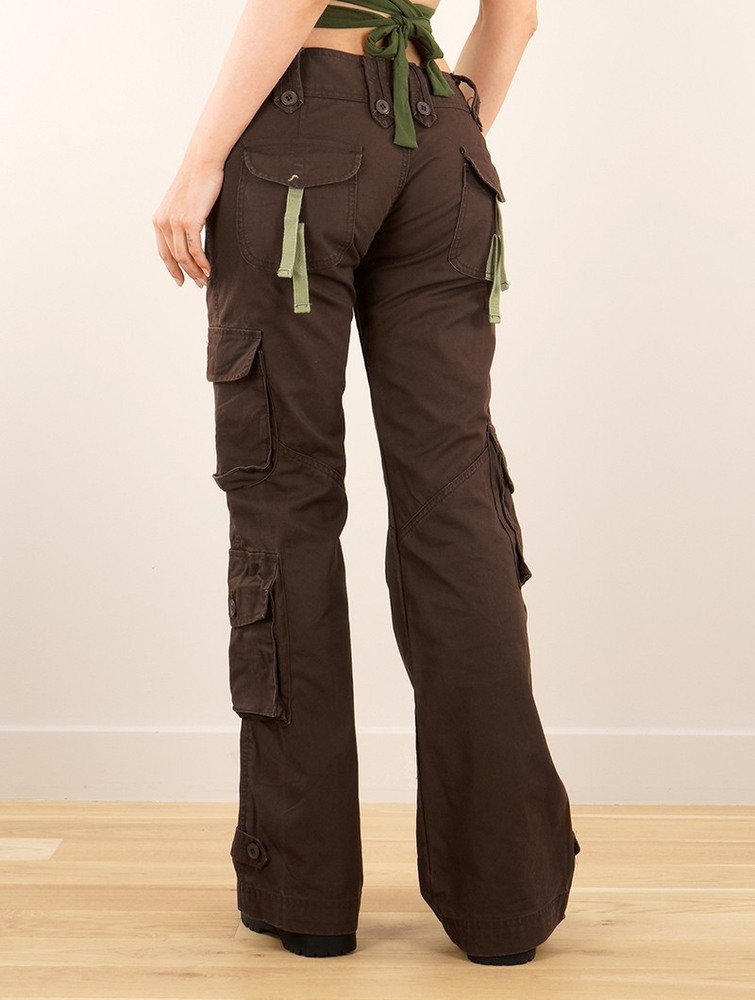 Brown Toonzshop Molecule Cargo Pants 45062 Women Pants | 07268OKHX