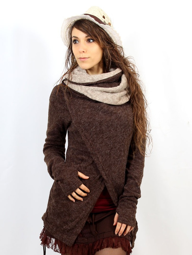 Brown beige Toonzshop Adrika Cardigan Women Cardigan | 49713XWJH