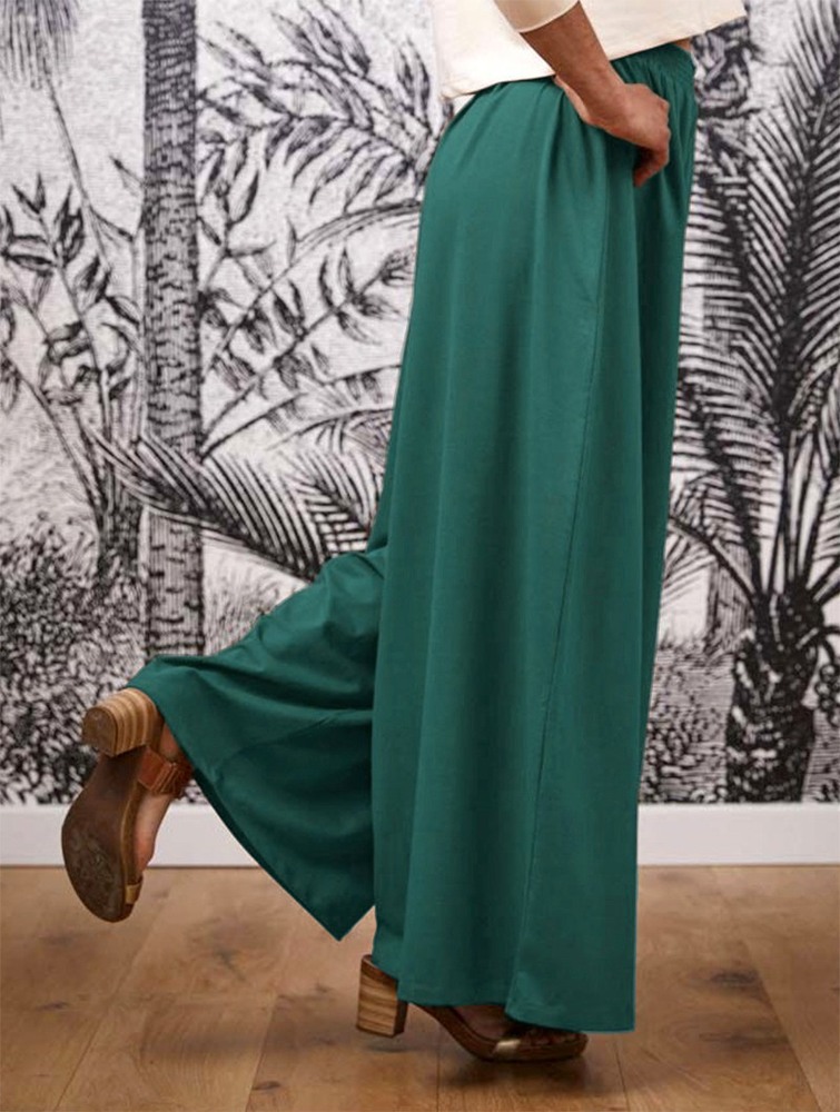 Emerald Toonzshop Booh Flared Loose Pants Women Pants | 91072REGP