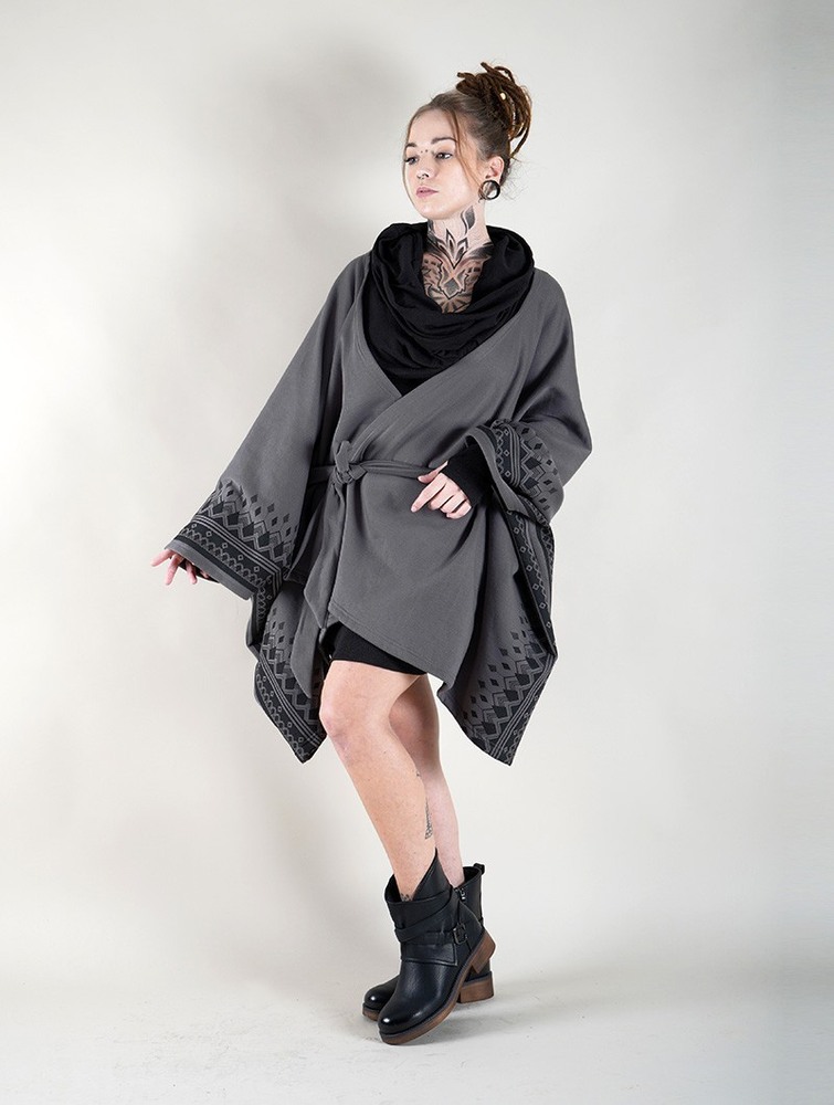 Grey Toonzshop Melian Kimono Jacket Women Jackets | 29034EMTH