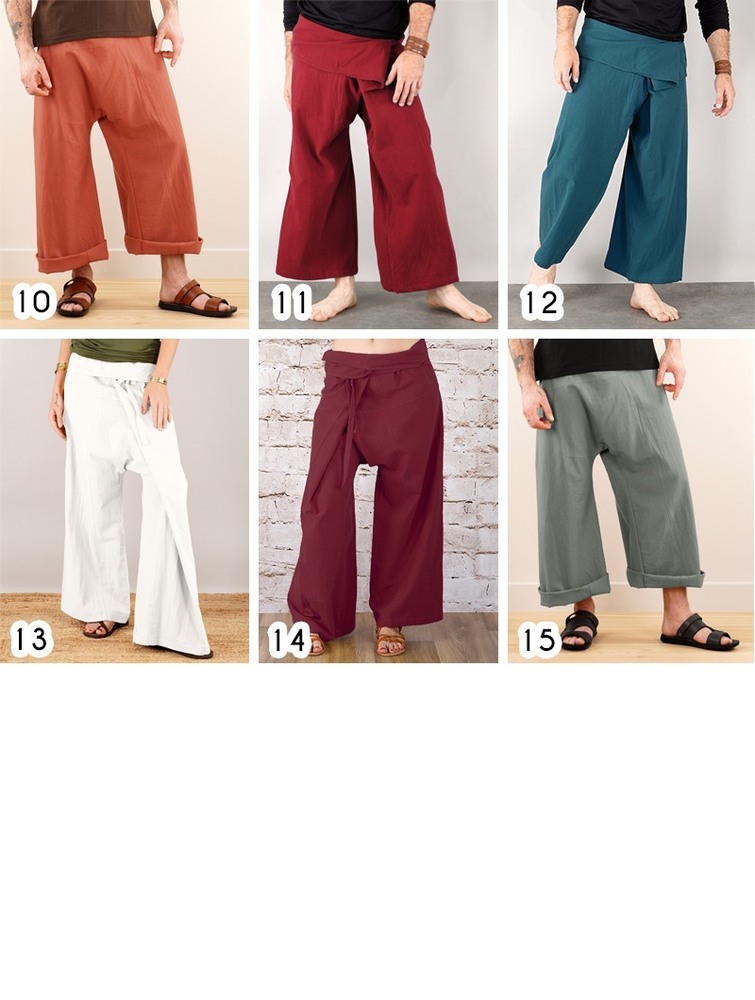 Many colours available Toonzshop Thaï Gender Neutral Fishermen Pants Men Pants | 83416ZLPE