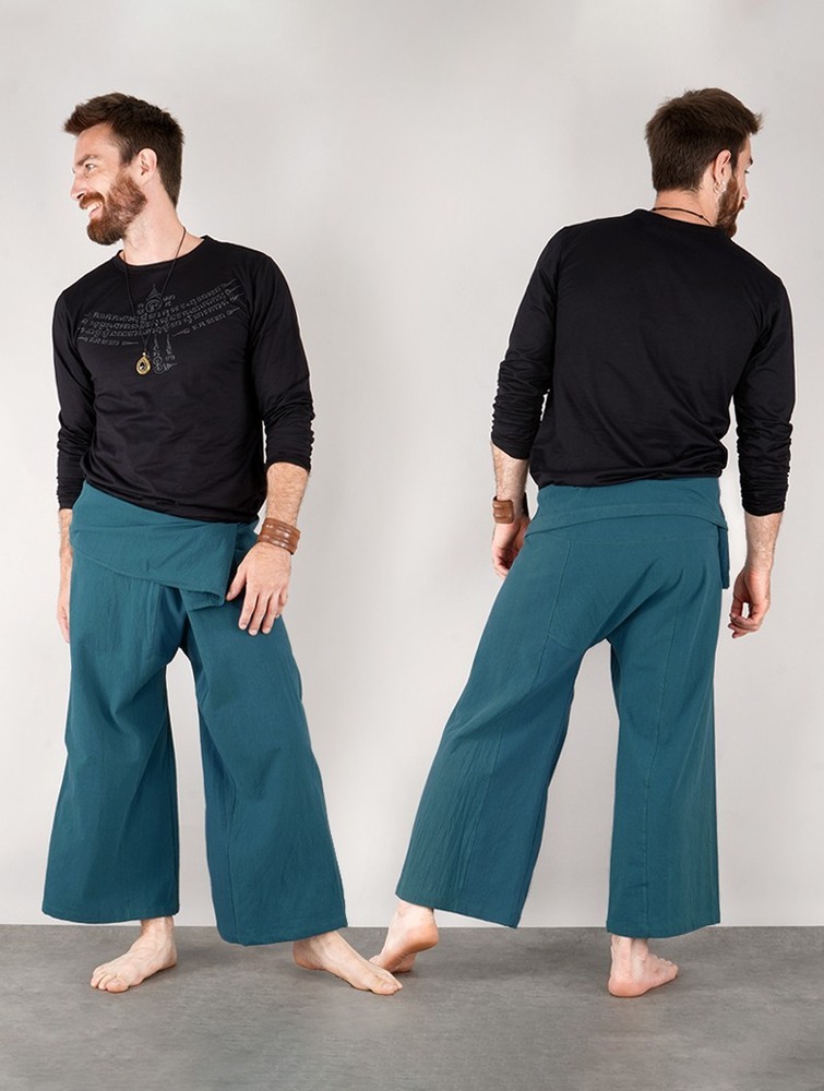 Many colours available Toonzshop Thaï Gender Neutral Fishermen Pants Men Pants | 83416ZLPE