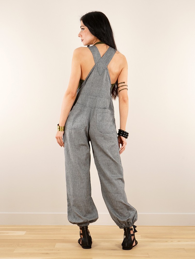 Mottled grey Toonzshop Kamakura Strappy Jumpsuit Women Jumpsuit | 35819NURO