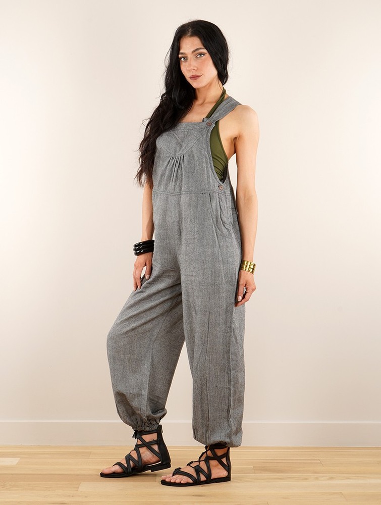 Mottled grey Toonzshop Kamakura Strappy Jumpsuit Women Jumpsuit | 35819NURO