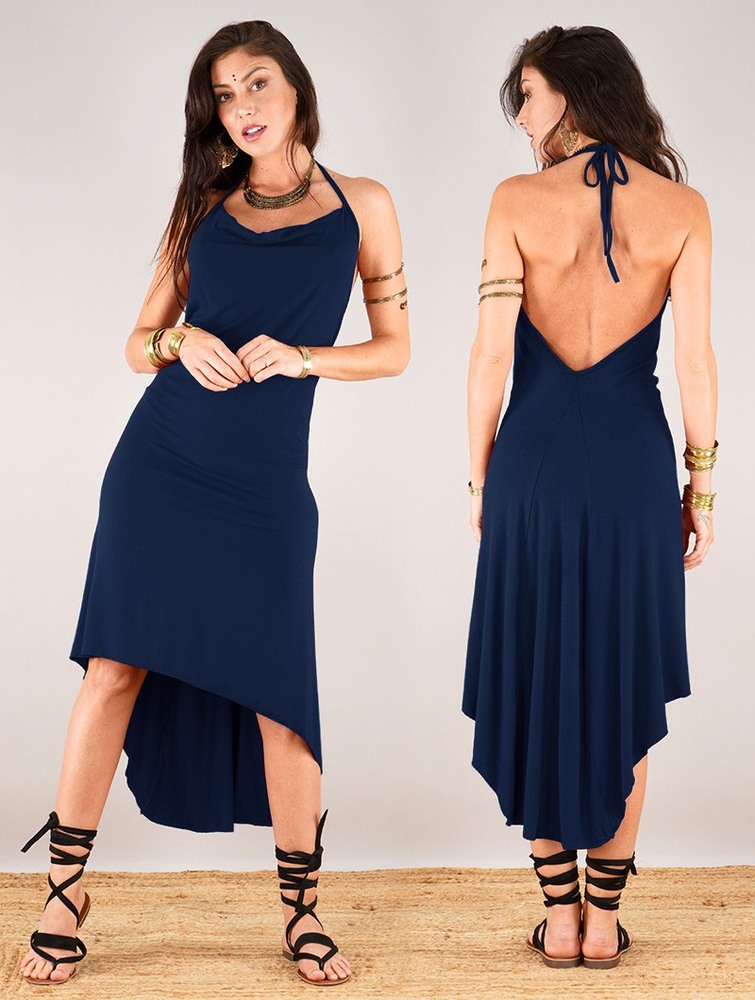 Night blue Toonzshop Trisha Dress Women Dress | 01398YOKC