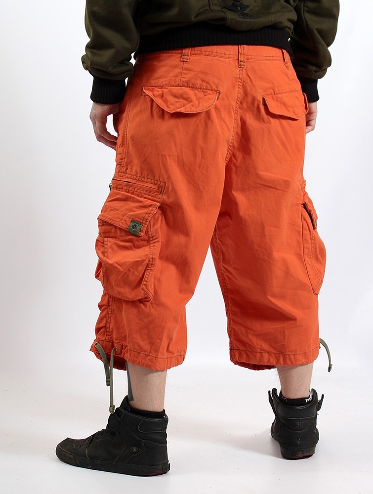 Orange Toonzshop 3/4 Molecule Cargo Pants 45056 Men Pants | 07345QCLY