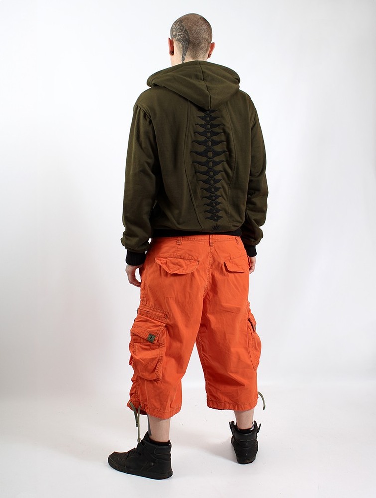 Orange Toonzshop 3/4 Molecule Cargo Pants 45056 Men Pants | 07345QCLY