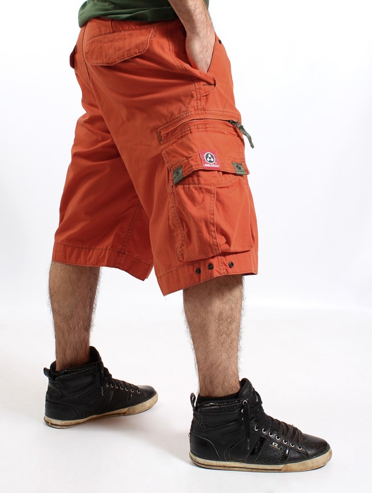 Orange Toonzshop Molecule Cargo Shorts 45020 Men Shorts | 72361CQBT