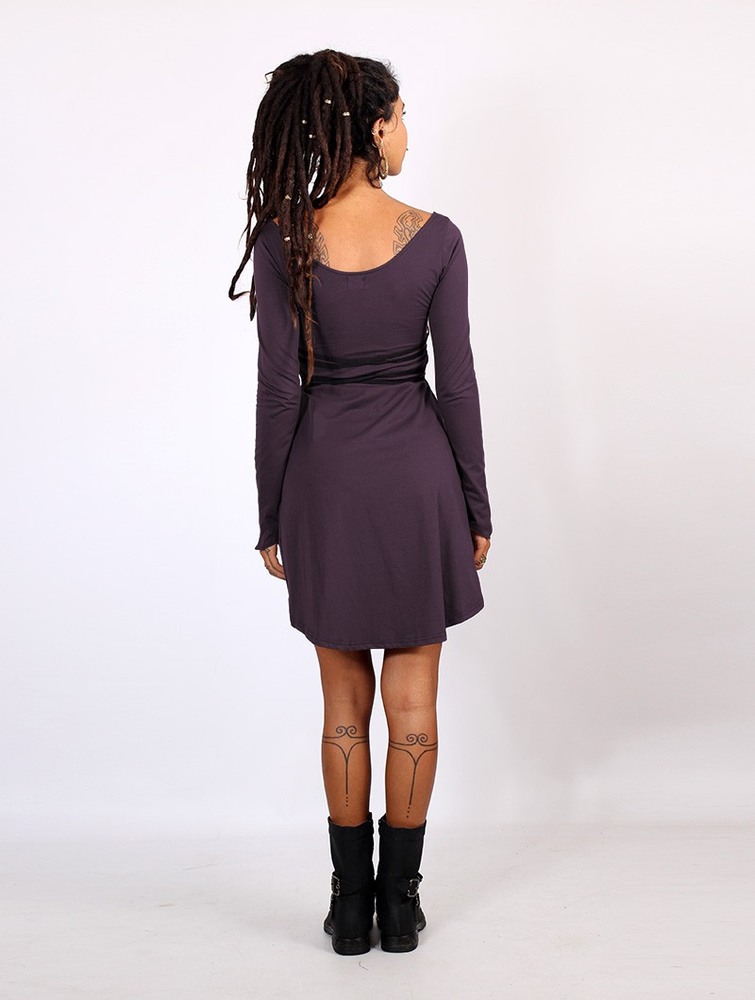 Purple Toonzshop Mystic Skater Dress Women Dress | 15603DGBY