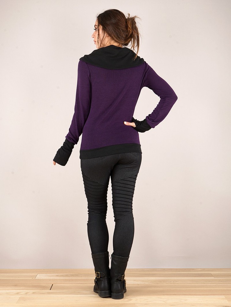 Purple black Toonzshop Janjira Pullover Women Pullover | 79328QACU