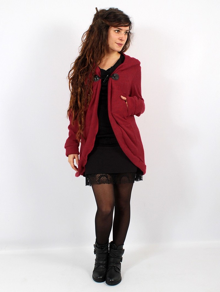 Red Toonzshop Thin Shandili Cardigan Women Cardigan | 27143AMLD