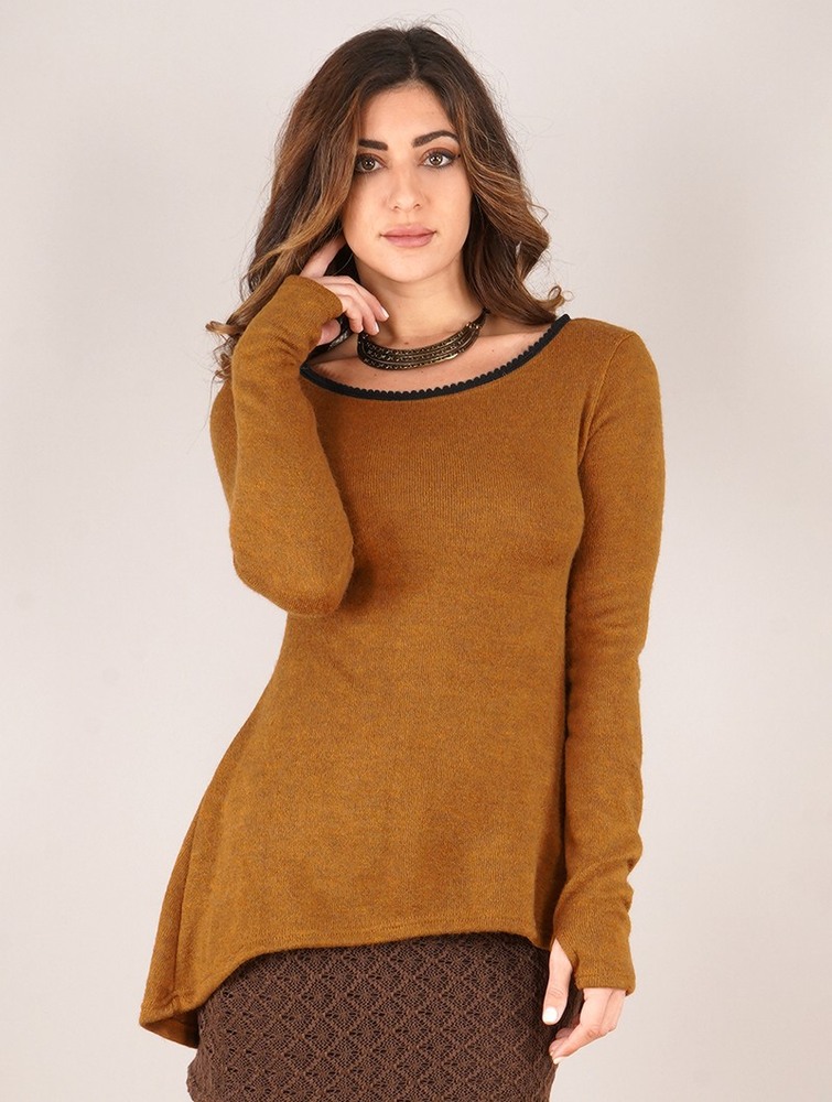 Rusty Toonzshop Bohemian Tunic Pullover Women Pullover | 45981BVTQ