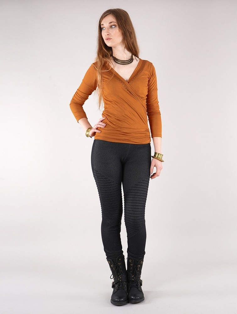 Rusty Toonzshop Irwaen Indie Long Sleeve Top Women Tops | 72983TKXW