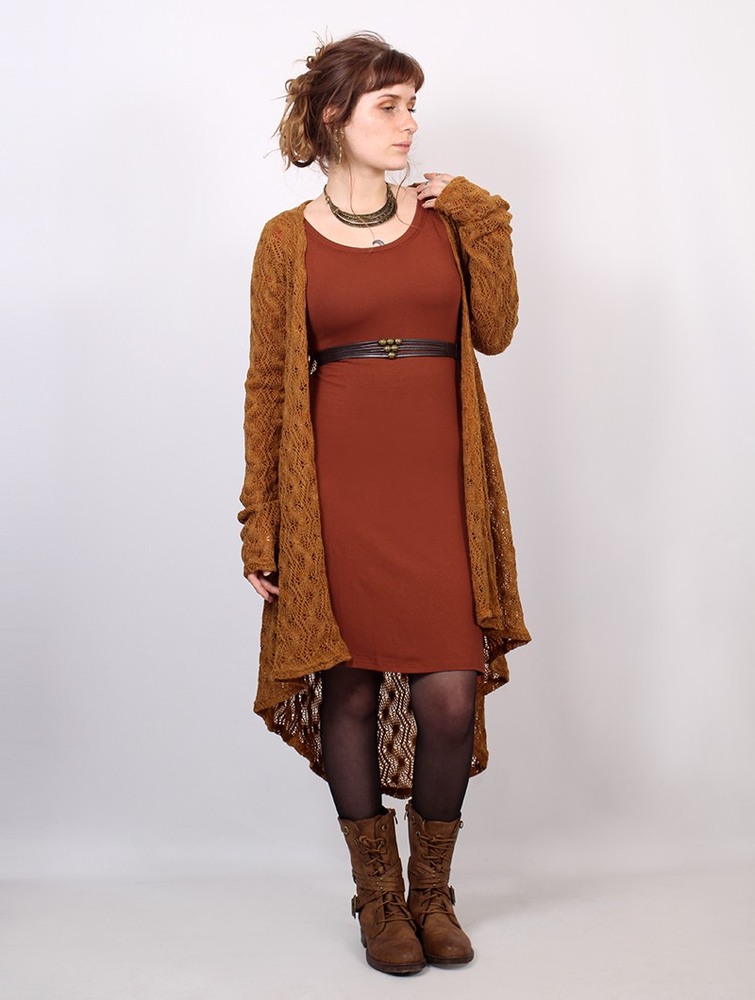 Rusty Toonzshop Kalyäa Crochet Cardigan Women Cardigan | 90286PZFU