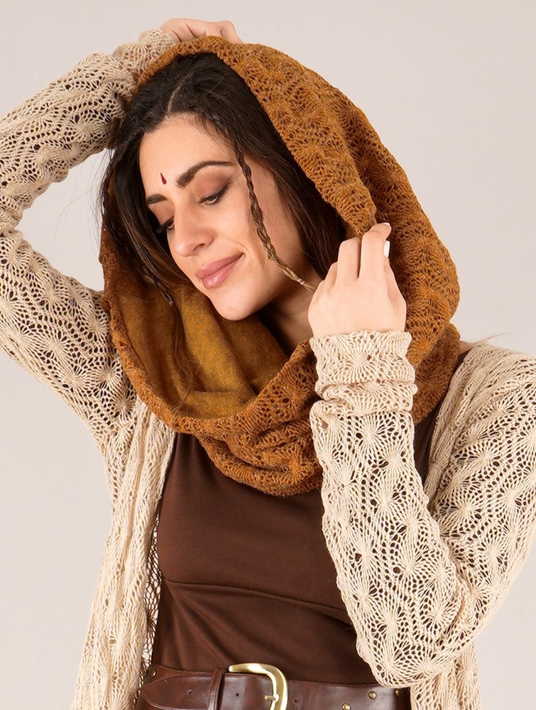 Rusty Toonzshop Oöna Crochet Snood Scarf Women Scarf | 15762RPQN