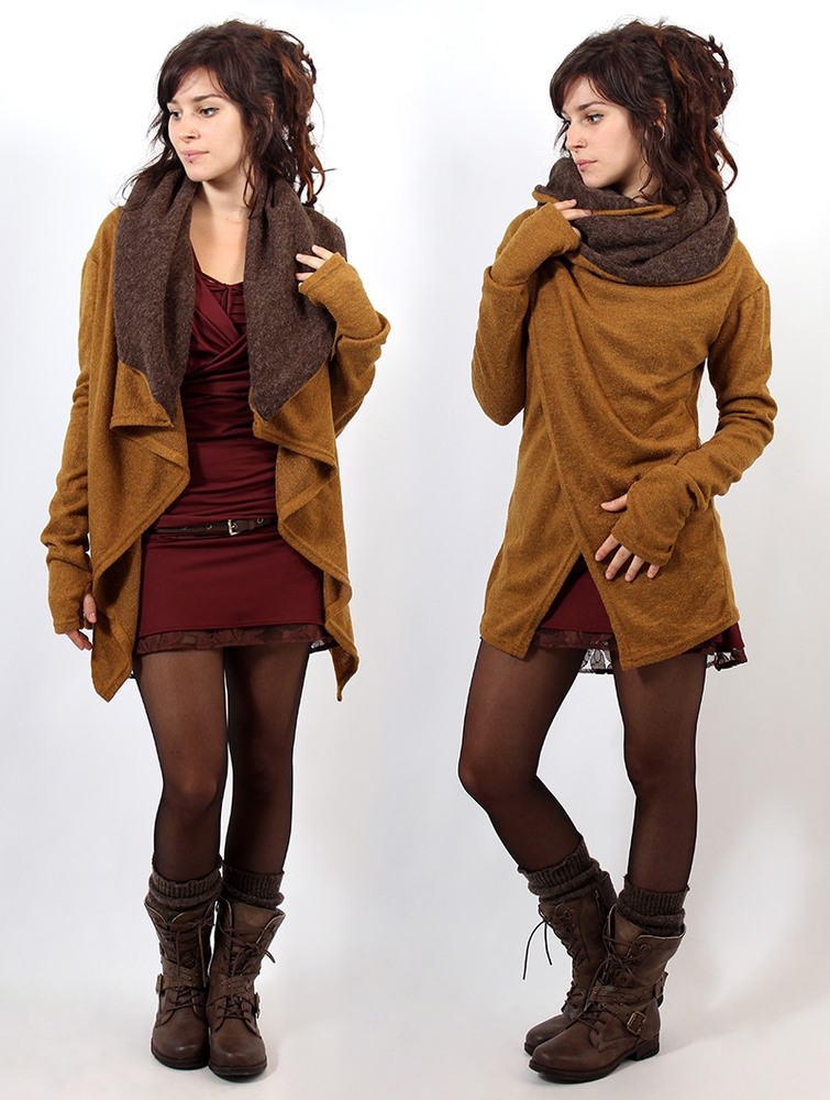 Rusty and brown Toonzshop Adrika Cardigan Women Cardigan | 37401OHYZ