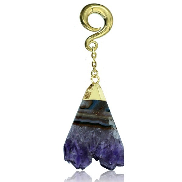 Toonzshop Amethyst Rainbow Ear Hanger Women Jewels | 24130PJCA