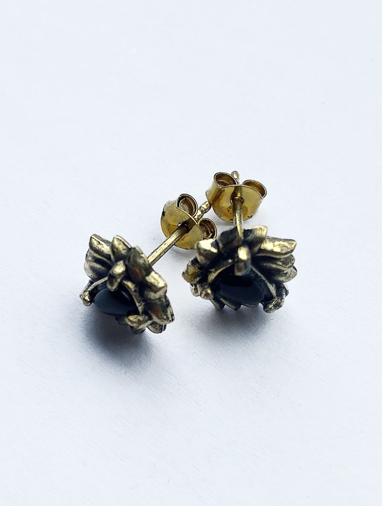 Toonzshop Saguna Onyx Stud Earrings Women Jewels | 39810YILG