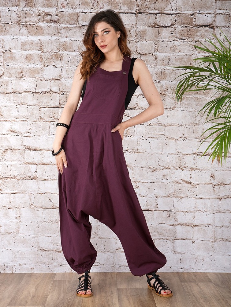 Wine Toonzshop Bhakta Harem Pant Overalls Women Pants | 81472UGPJ