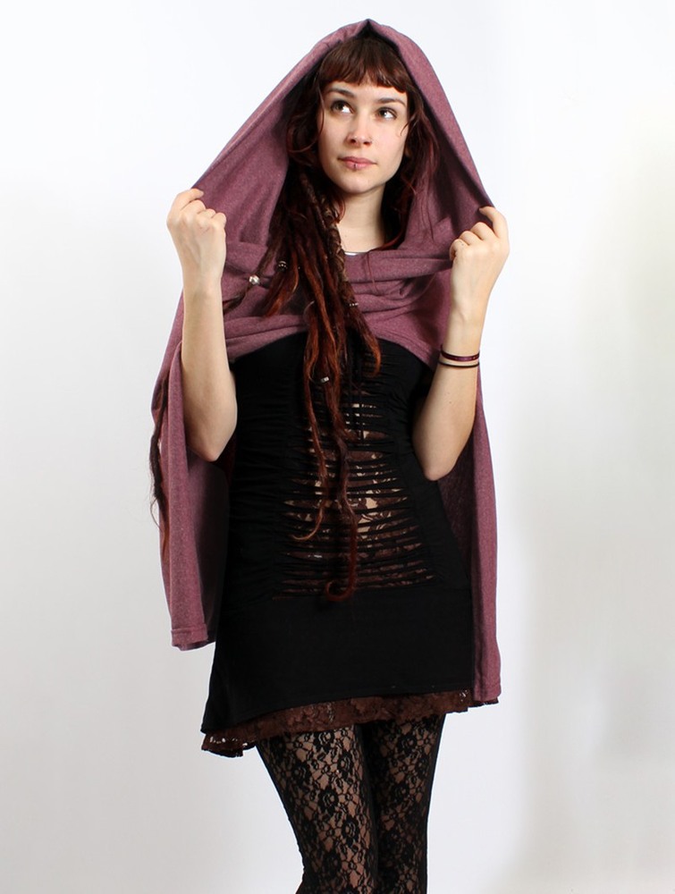 Wine Toonzshop Magik Hooded Cape Women Ponchos | 95120BUYA