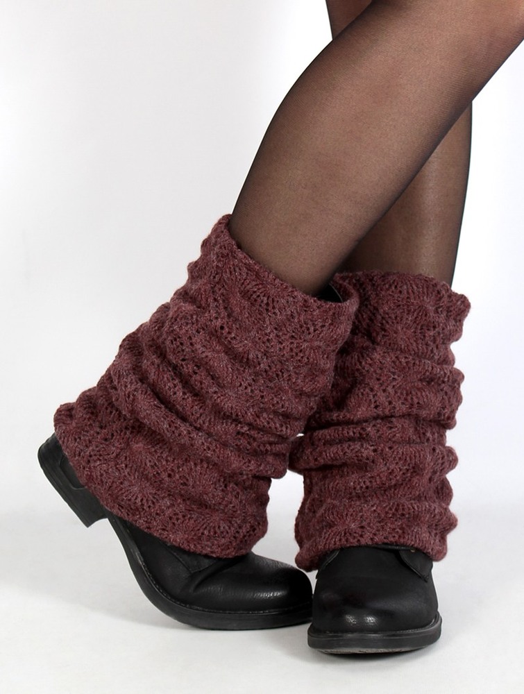 Wine Toonzshop Naïlae Crochet Legwarmers Women Legwarmer | 59237YMOH