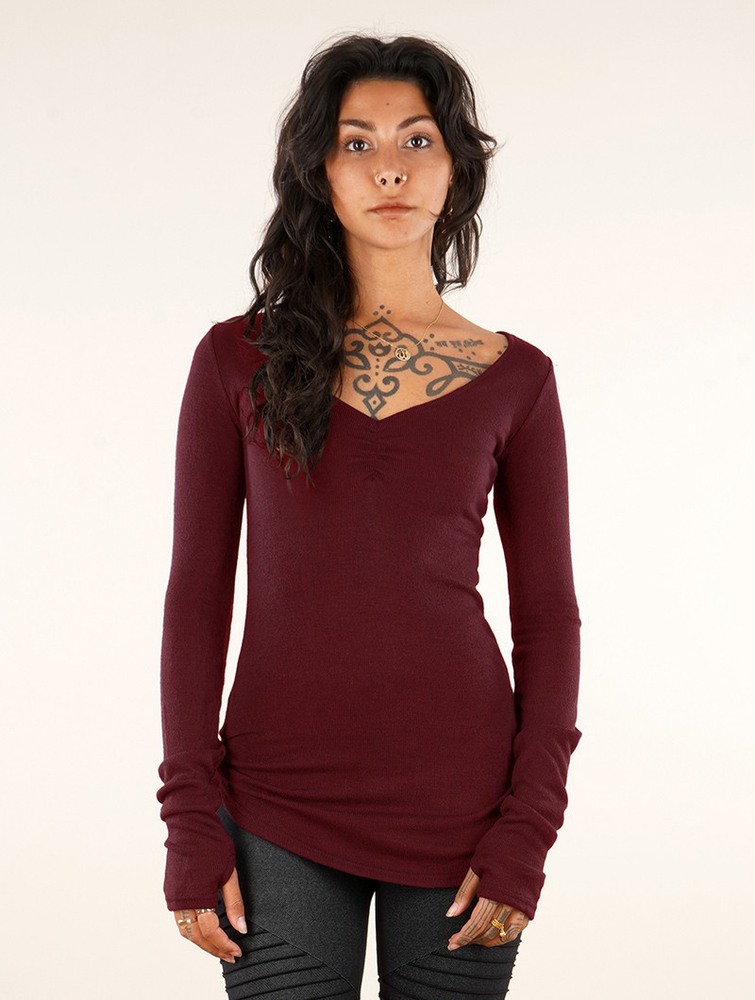 Wine Toonzshop Nikkäa Pullover Women Pullover | 09248PUQM