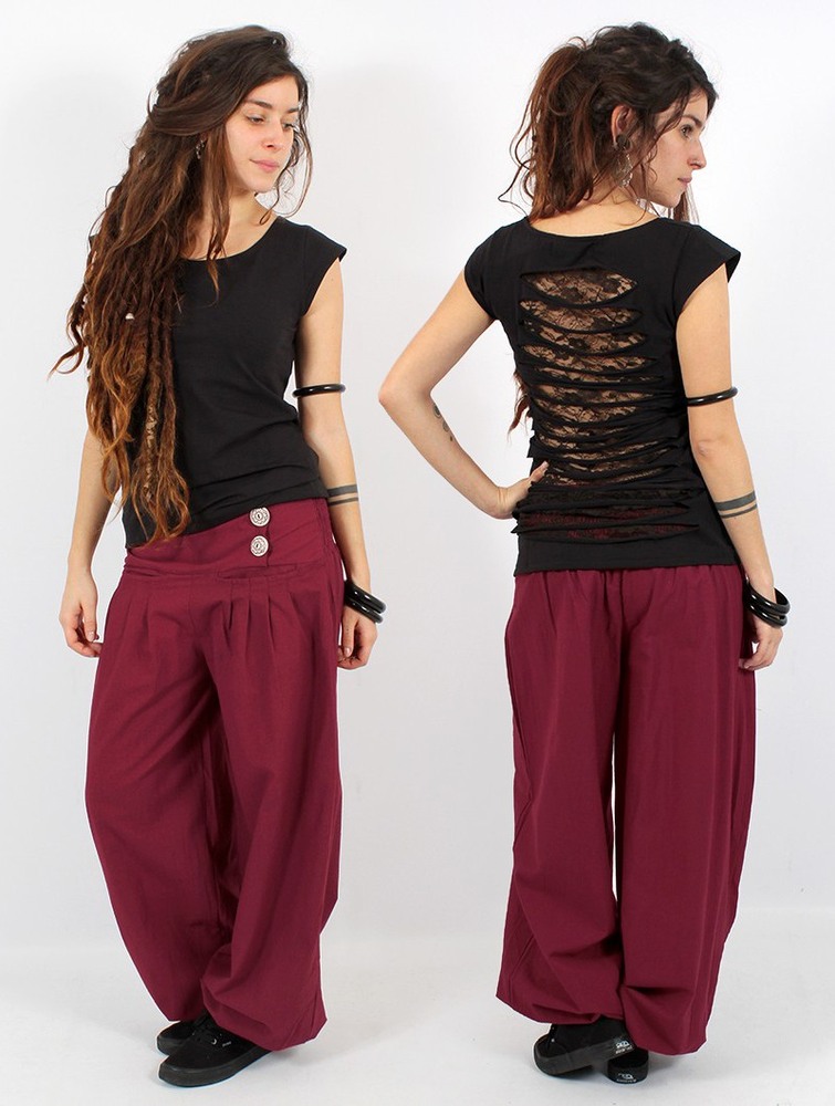 Wine Toonzshop Ravija Harem Pants Women Pants | 28497ZVDB