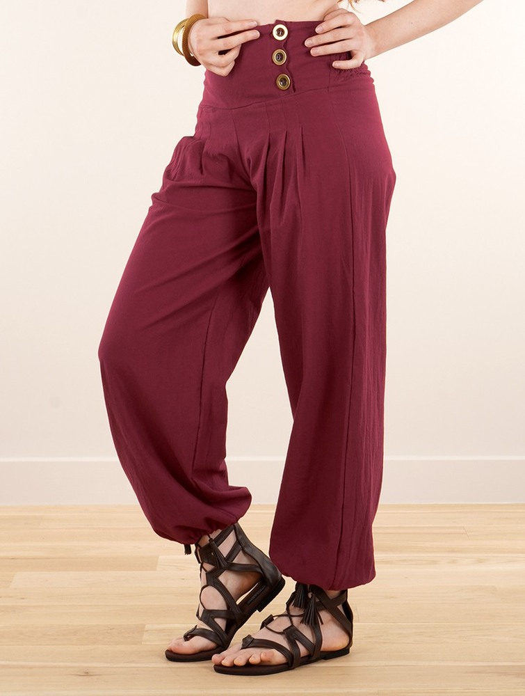 Wine Toonzshop Ravija Harem Pants Women Pants | 28497ZVDB