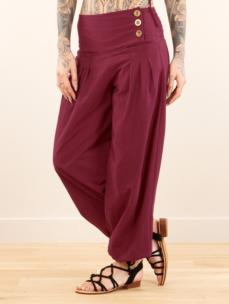 Wine Toonzshop Ravija Harem Pants Women Pants | 28497ZVDB