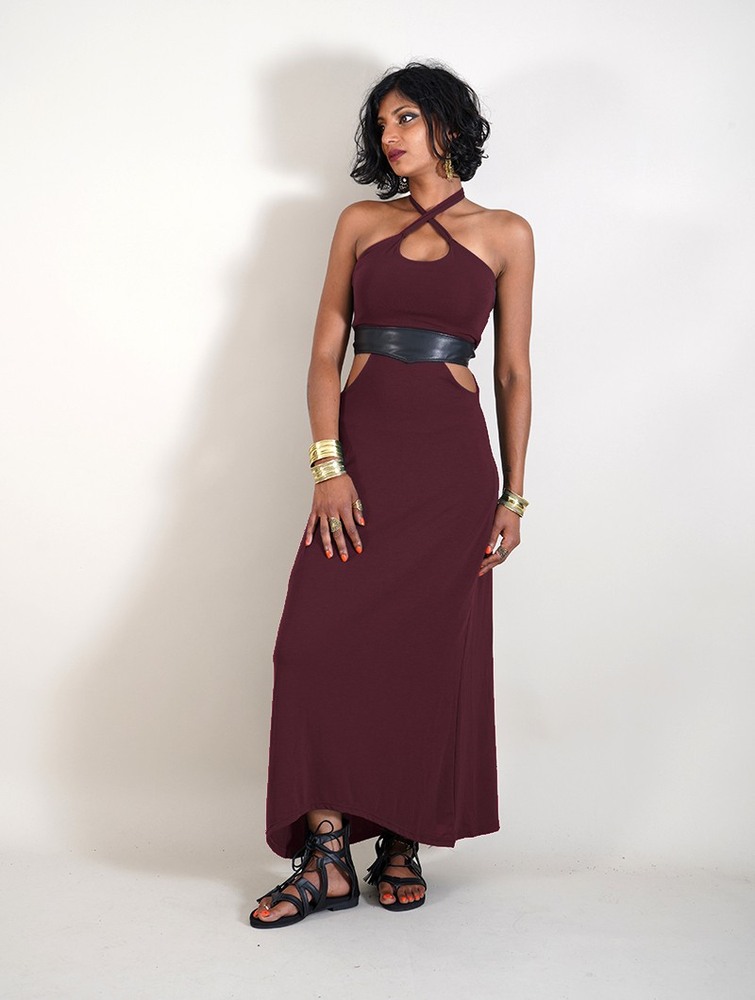 Wine Toonzshop Sheherazade Long Dress Women Dress | 69358IJXQ