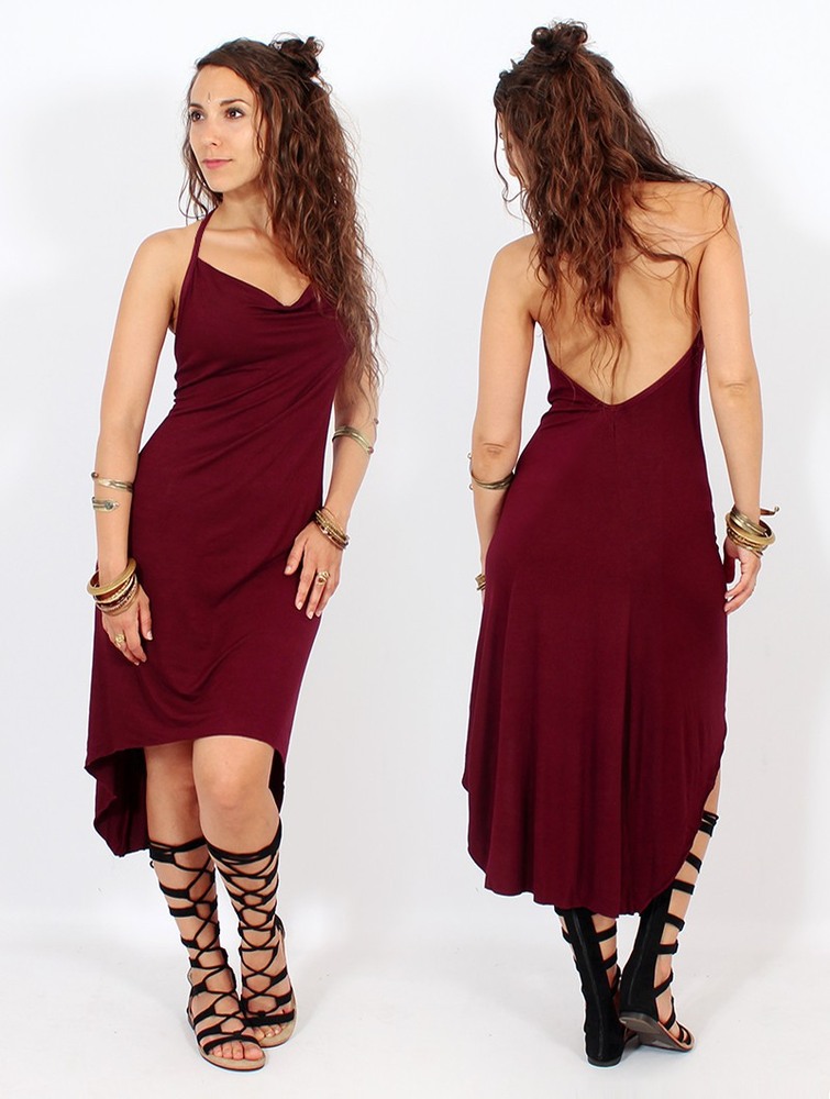 Wine Toonzshop Trisha Dress Women Dress | 73129LFOW