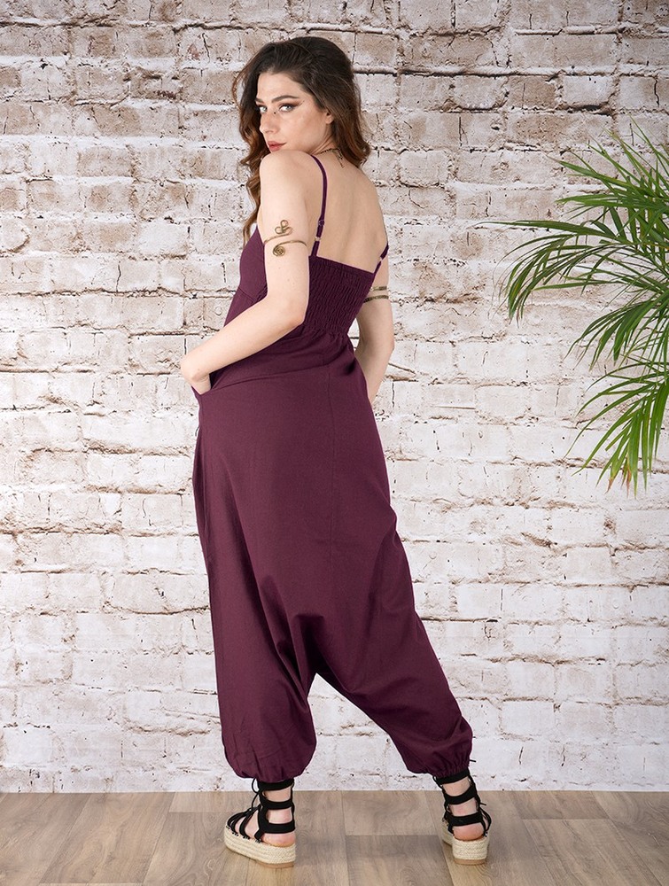 Wine Toonzshop Yahnaa Harem Pant Overalls Women Pants | 27306QSHD