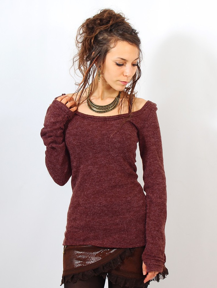 Wine Toonzshop Ysïs Pullover Women Pullover | 42095UJNI