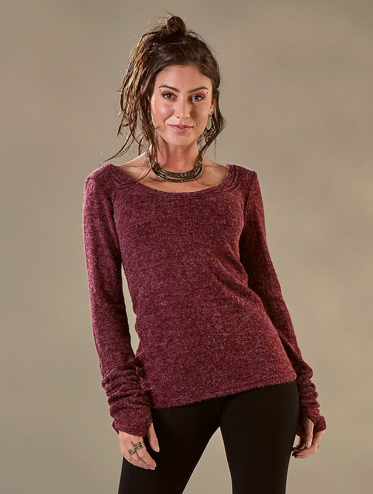 Wine Toonzshop Ysïs Pullover Women Pullover | 42095UJNI